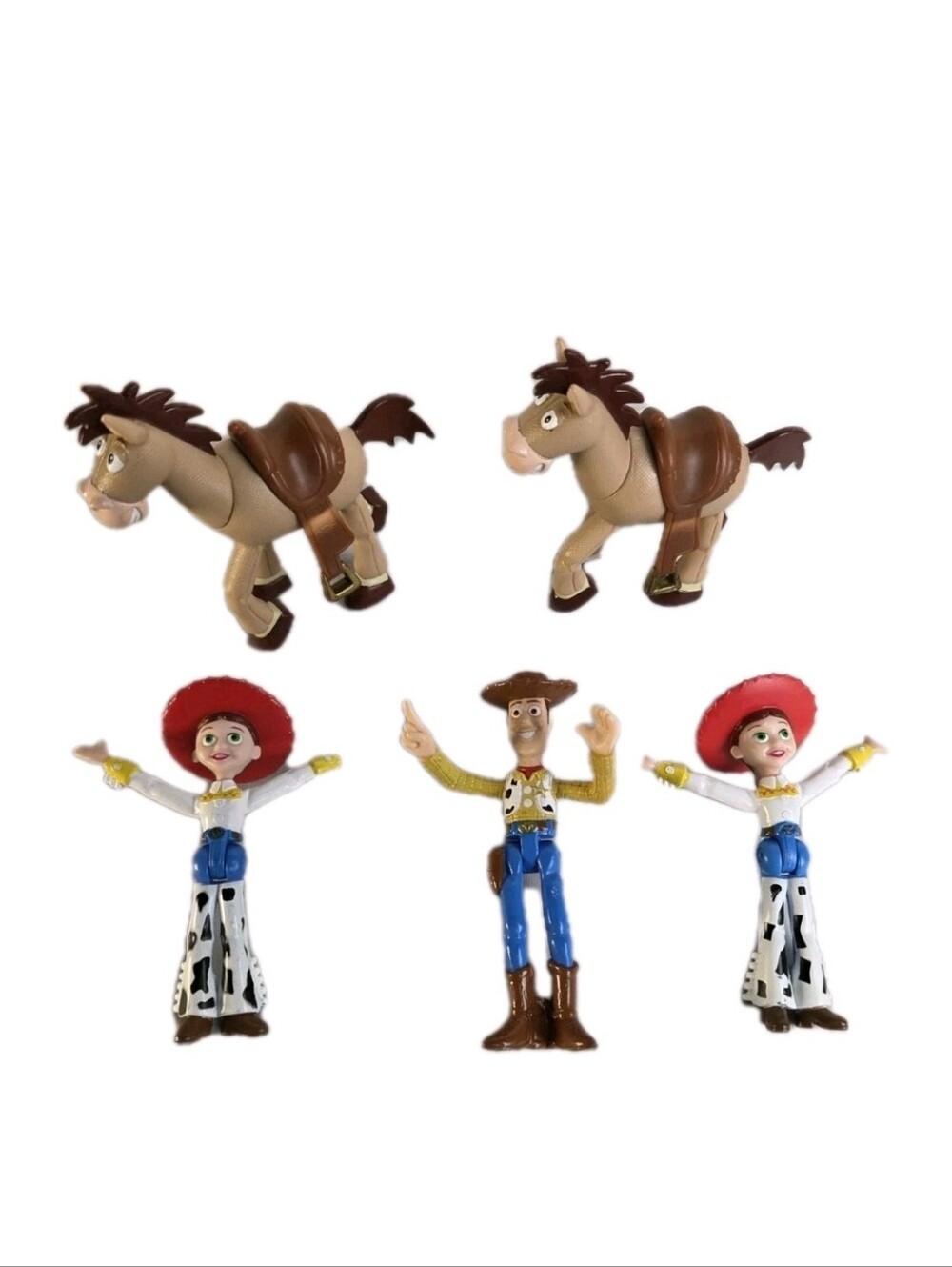 Toy Story 2 ACTION FIGURES 3.5" Jessie SHERIFF WOODY Bullseye DISNEY Pixar LOT